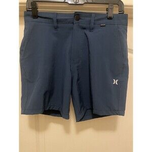 Hurley Men's Hybrid Walk Shorts Navy Size 28 Excellent Condition